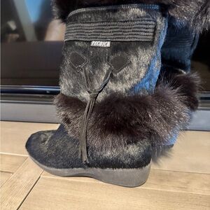 Tecnica Black Fur Winter Boots